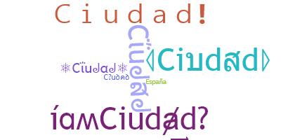 ニックネーム - Ciudad