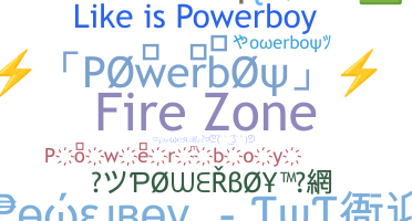 ニックネーム - powerboy