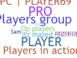 ニックネーム - Players