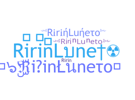 ニックネーム - RirinLuneto
