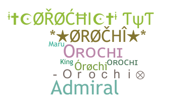 ニックネーム - orochi
