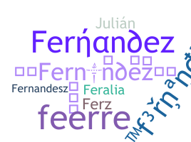 ニックネーム - Fernandez