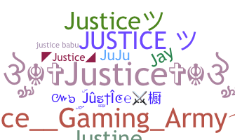 ニックネーム - Justice