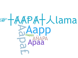 ニックネーム - AAPA