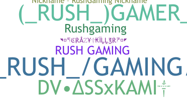 ニックネーム - RushGaming