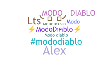 ニックネーム - ModoDiablo