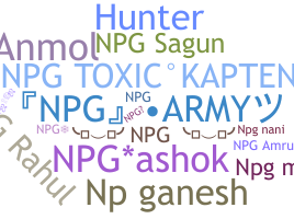 ニックネーム - Npg