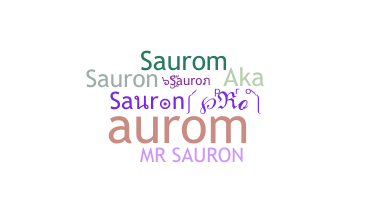 ニックネーム - sauron