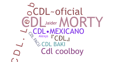 ニックネーム - CDL