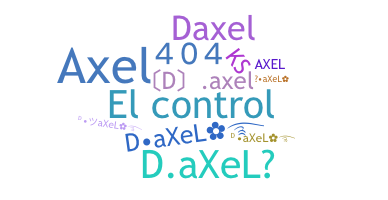 ニックネーム - DAxel