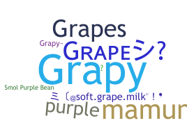 ニックネーム - Grape