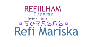 ニックネーム - Refi