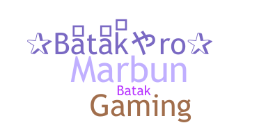 ニックネーム - BatakPro