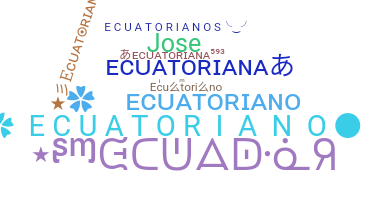 ニックネーム - ecuatoriano