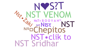 ニックネーム - nst