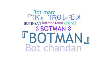 ニックネーム - Botman