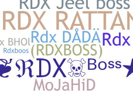 ニックネーム - Rdxboss