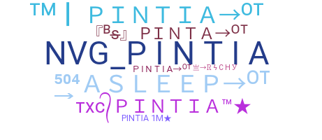 ニックネーム - Pintia