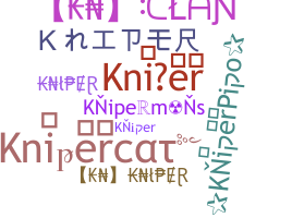 ニックネーム - kniper