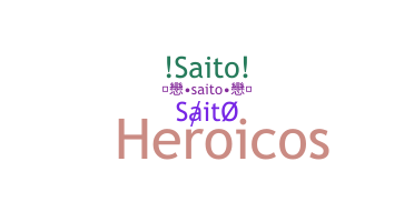 ニックネーム - Saito