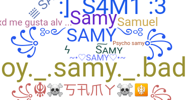 ニックネーム - samy