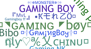 ニックネーム - Gamingboy