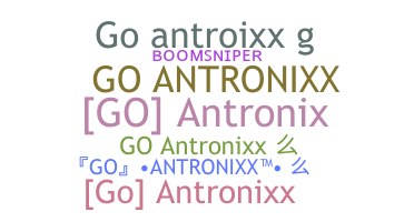 ニックネーム - GoAntronixx