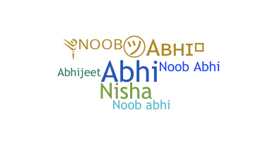 ニックネーム - Noobabhi