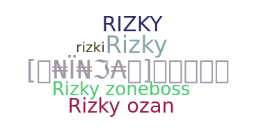 ニックネーム - Rizkyzone