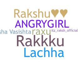 ニックネーム - Raksha