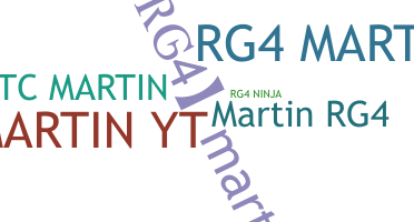 ニックネーム - RG4MARTIN