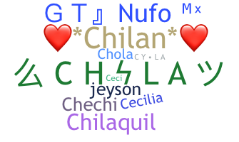 ニックネーム - Chila