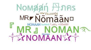 ニックネーム - Nomaan