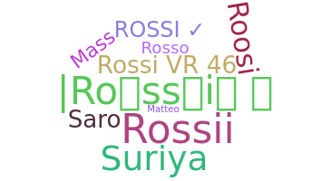 ニックネーム - Rossi
