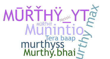ニックネーム - Murthy