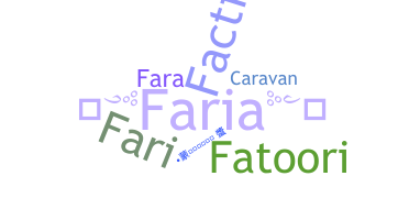 ニックネーム - Faria