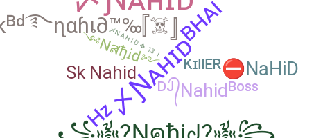 ニックネーム - Nahid