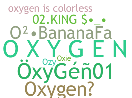 ニックネーム - oxygen