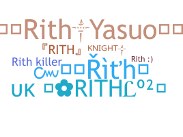 ニックネーム - Rith