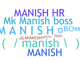 ニックネーム - Manishboss