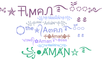 ニックネーム - Aman