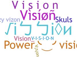ニックネーム - Vision