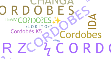 ニックネーム - CORDOBES