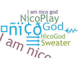 ニックネーム - NicoGOD