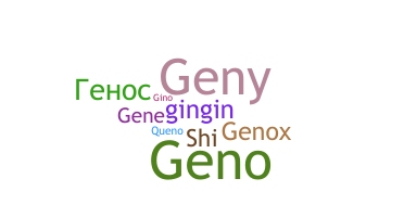 ニックネーム - geno