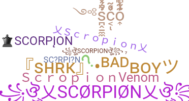 ニックネーム - Scorpion
