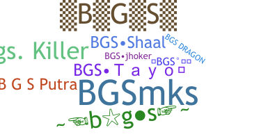 ニックネーム - BGS