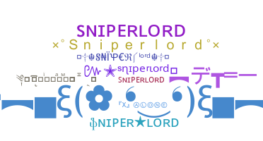 ニックネーム - Sniperlord