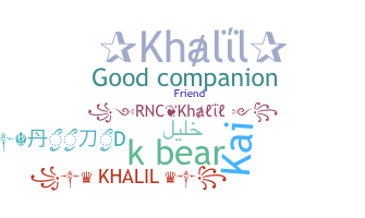 ニックネーム - Khalil