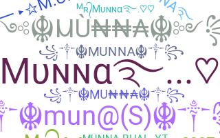 ニックネーム - Munna
